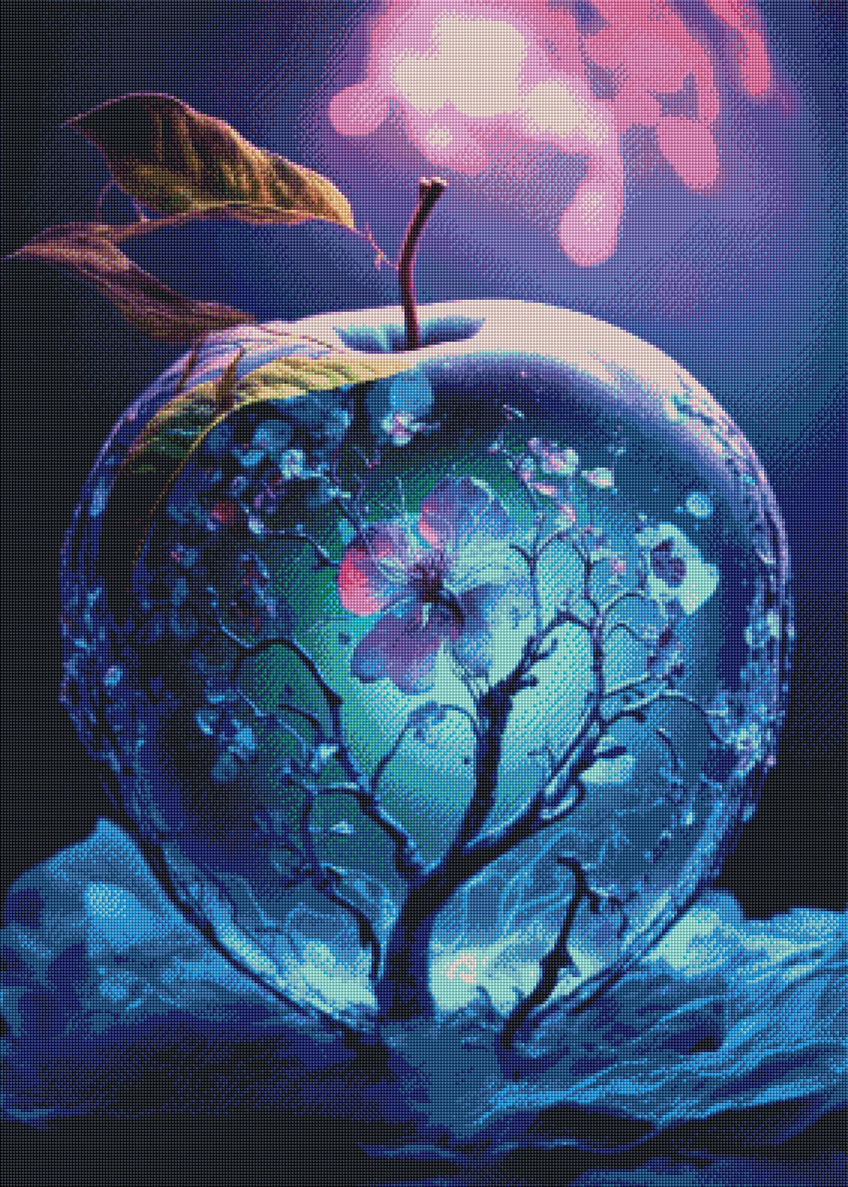 DIAMOND PAINTING -KRISTALLAPFEL
