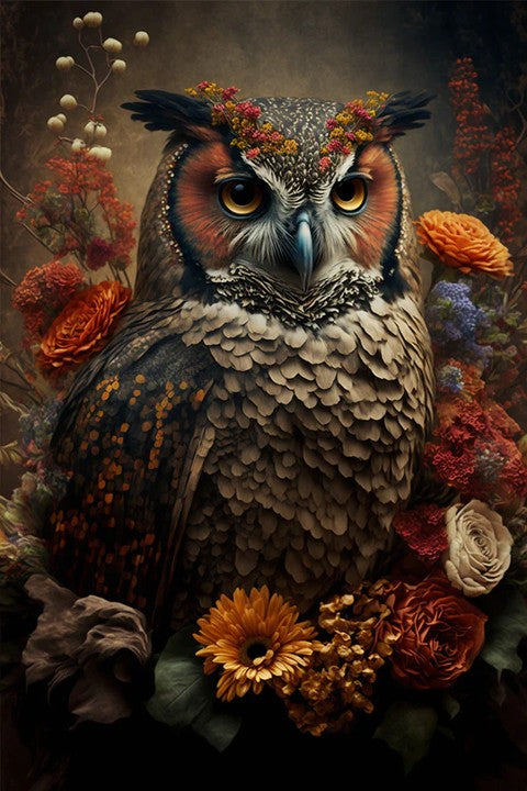 DIAMOND PAINTING -Eule