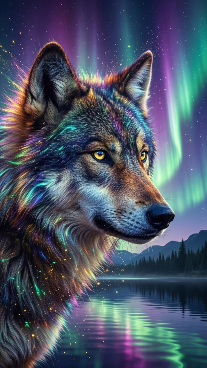 DIAMOND PAINTING - Wolf