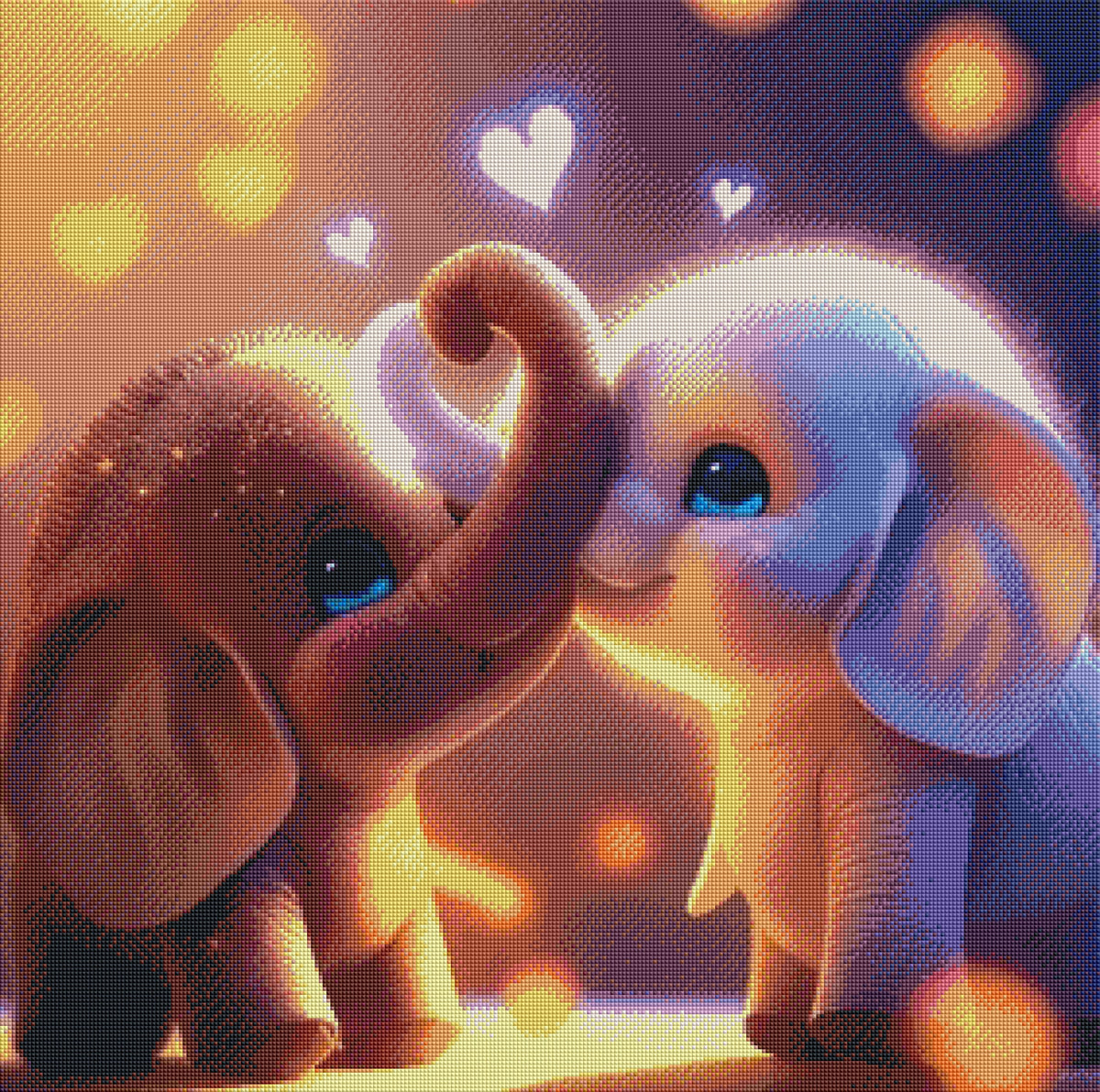 DIAMOND PAINTING -ELEFANT