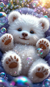 DIAMOND PAINTING - Lächelnder Bär