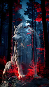 DIAMOND PAINTING -  wolf