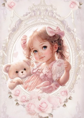 DIAMOND PAINTING - kleines Mädchen