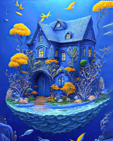 DIAMOND PAINTING -OCEAN COTTAGE