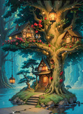 DIAMOND PAINTING - Traumbaumhaus