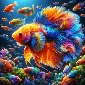 DIAMOND PAINTING - Goldfisch