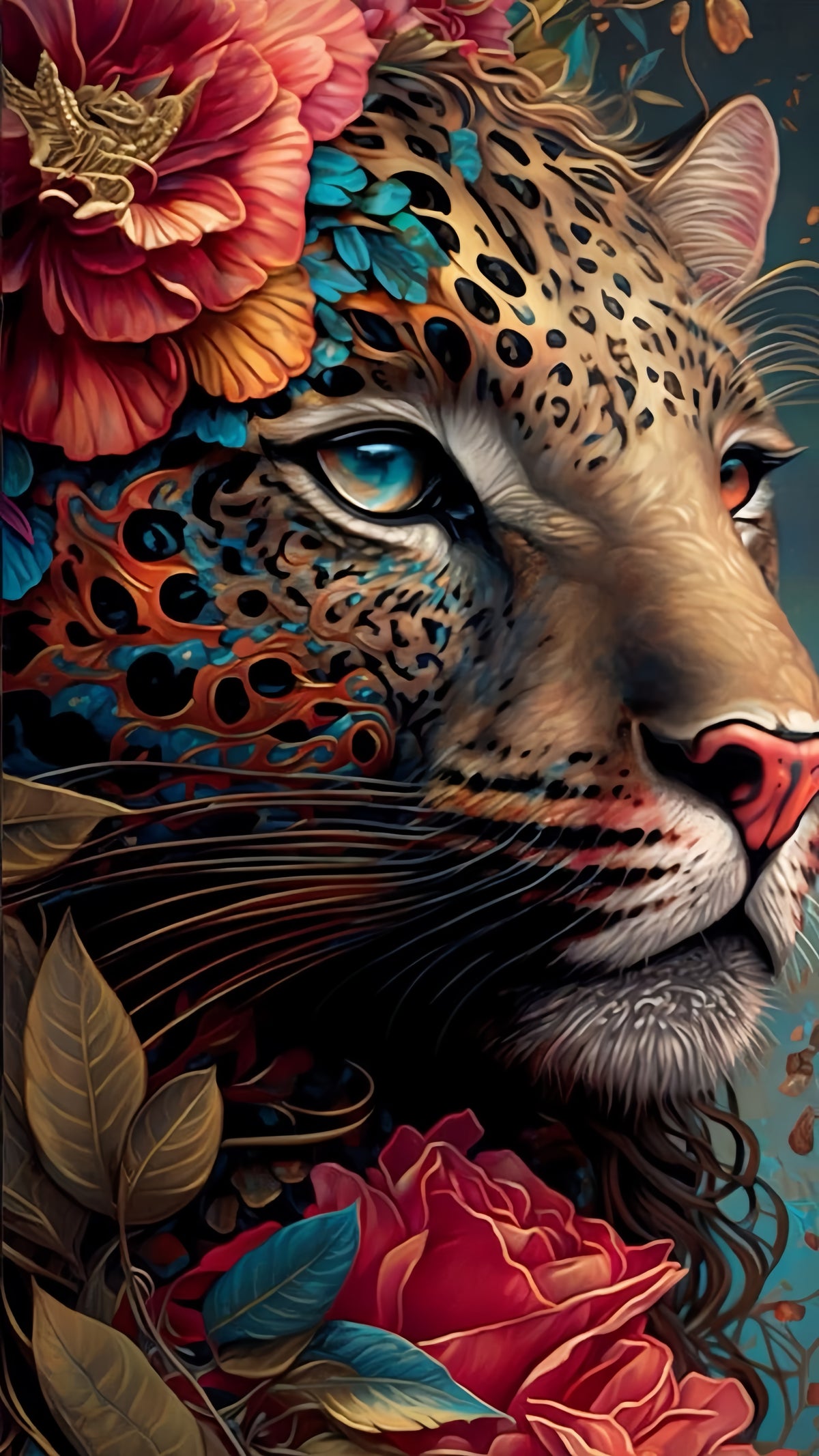 DIAMOND PAINTING - Schwarzer Panther