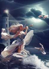 DIAMOND PAINTING -Ensemble mit dem Himmel