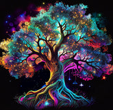 DIAMOND PAINTING -LEUCHTENDER BAUM