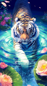 DIAMOND PAINTING - TIGER