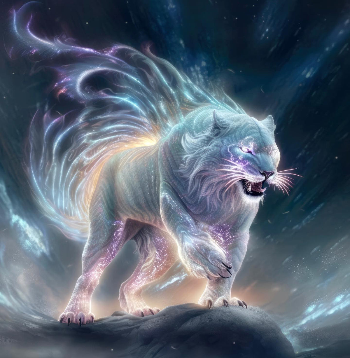 DIAMOND PAINTING -Löwe