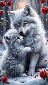 DIAMOND PAINTING - Wolf