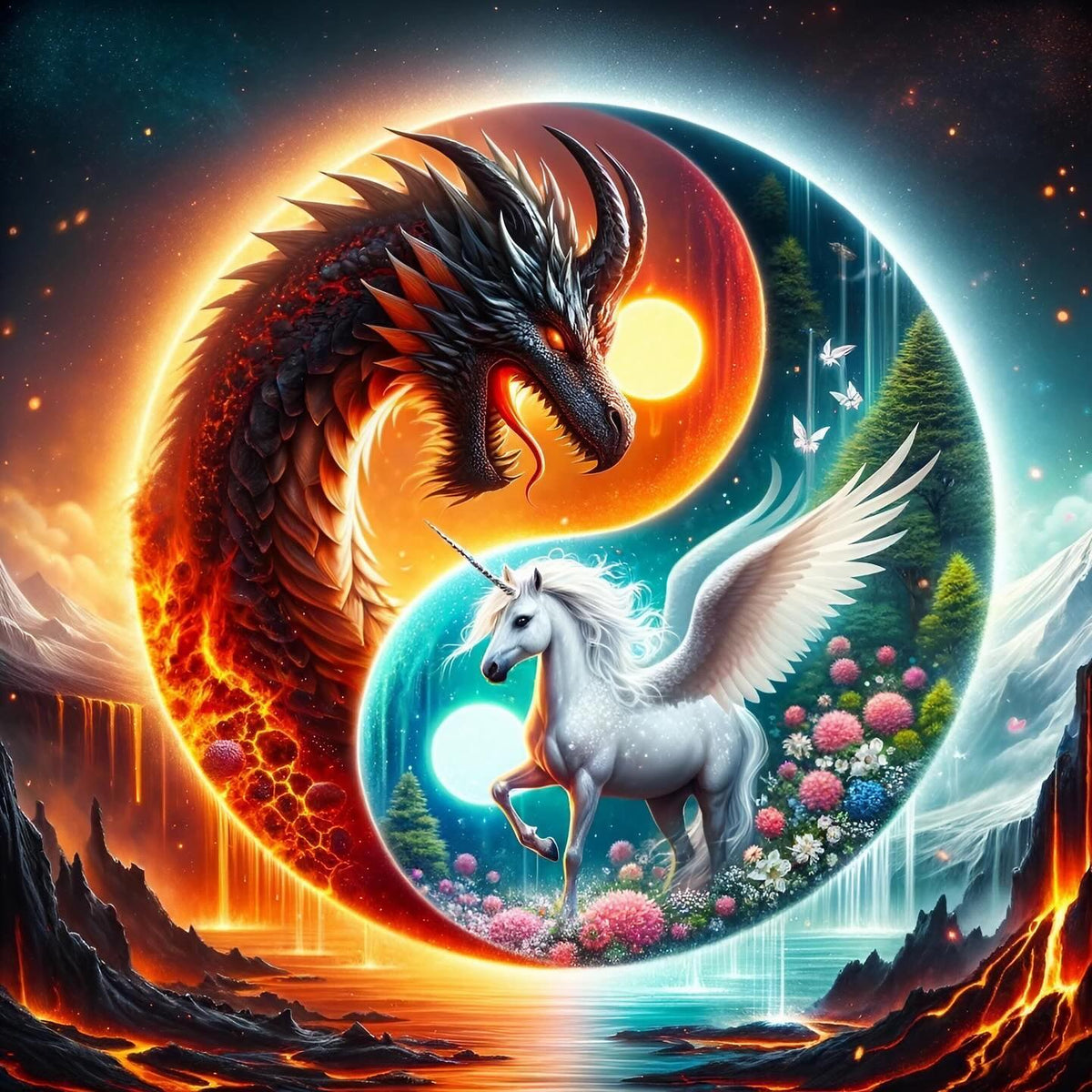 DIAMOND PAINTING - Drachen