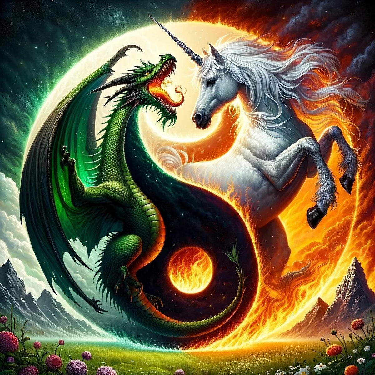 DIAMOND PAINTING - Drachen