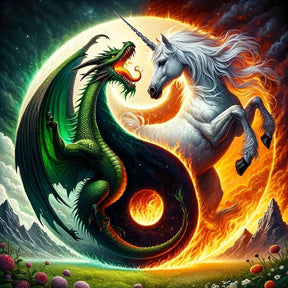 DIAMOND PAINTING - Drachen