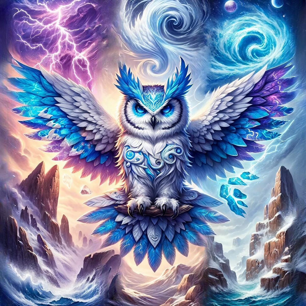 DIAMOND PAINTING -Eule