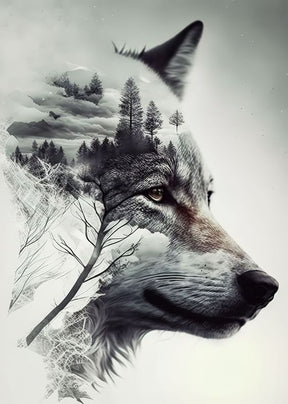 DIAMOND PAINTING - Wolf