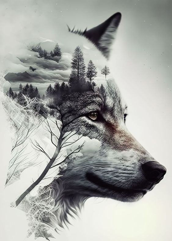 DIAMOND PAINTING - Wolf