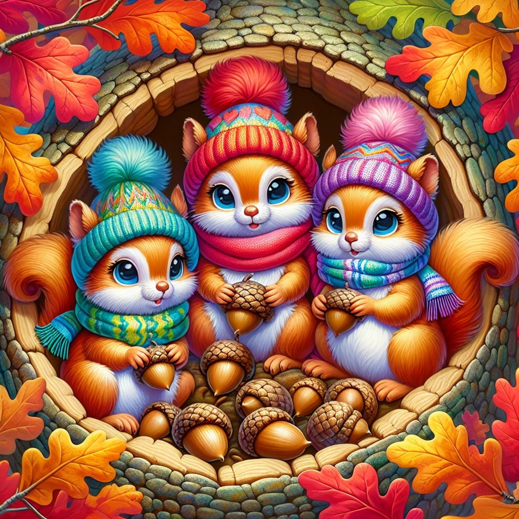DIAMOND PAINTING - squirrel