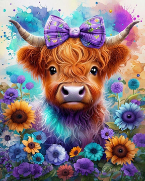 DIAMOND PAINTING - Highland-Rind