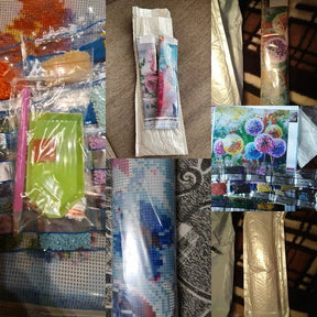 Blindbox mit mysteriösem Gemälde (zufällige Lieferung – Leinwand)
