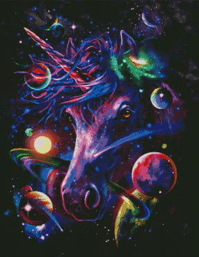 DIAMOND PAINTING -KOSMISCHES PFERD