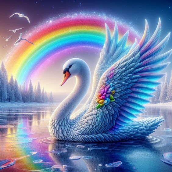 DIAMOND PAINTING - Schwan
