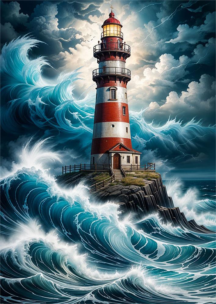 DIAMOND PAINTING - Leuchtturm