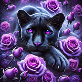 DIAMOND PAINTING - Schwarzer Panther