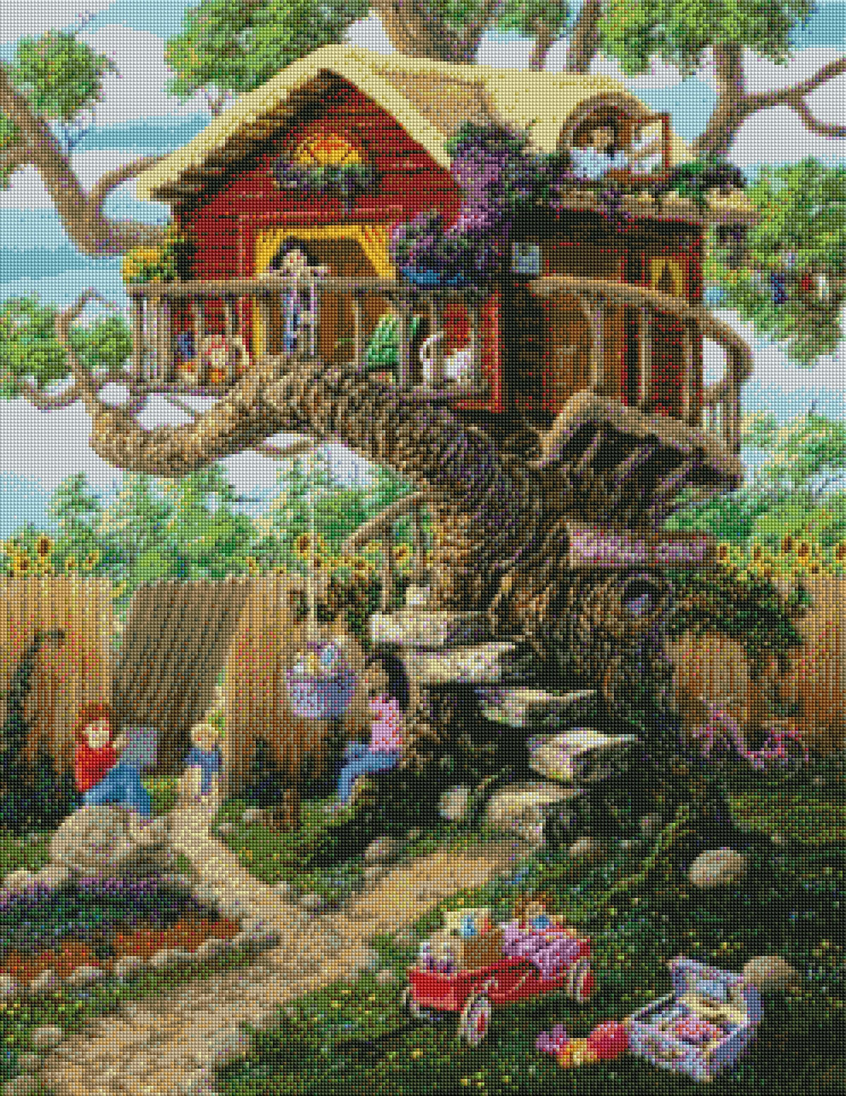 DIAMOND PAINTING -BAUMHAUS