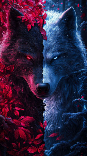 DIAMOND PAINTING - Wolf