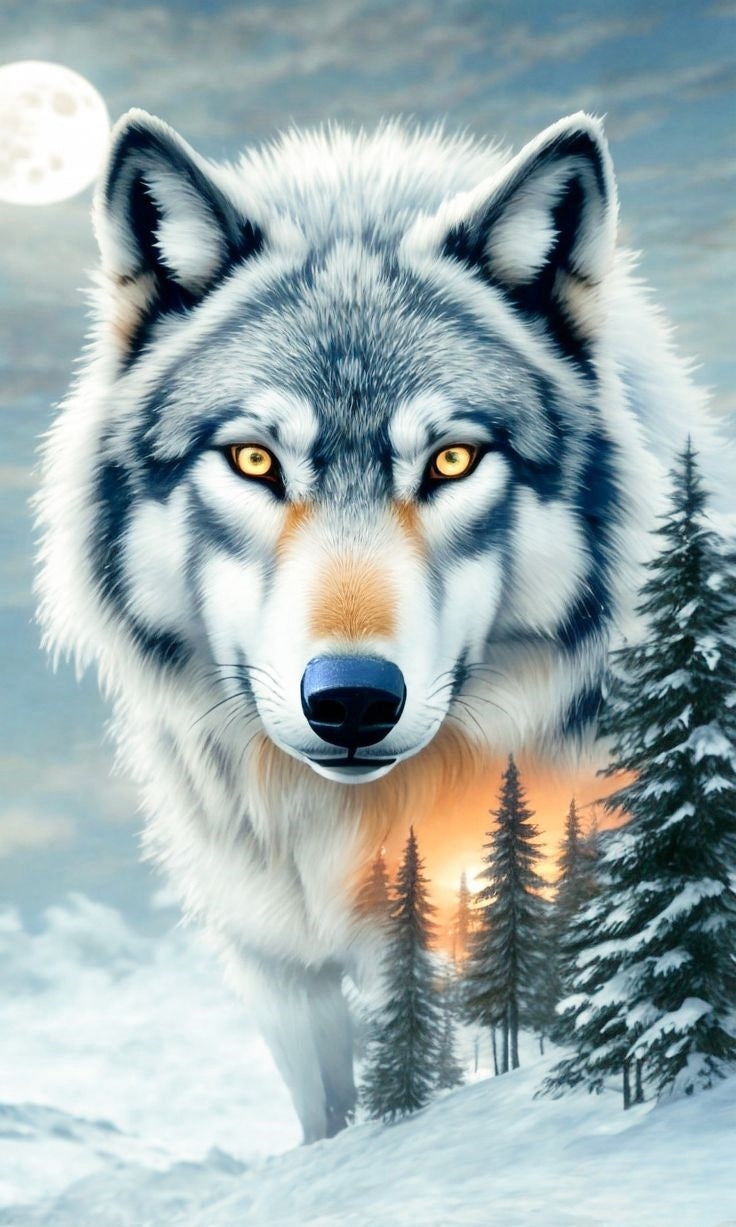DIAMOND PAINTING - Wolf