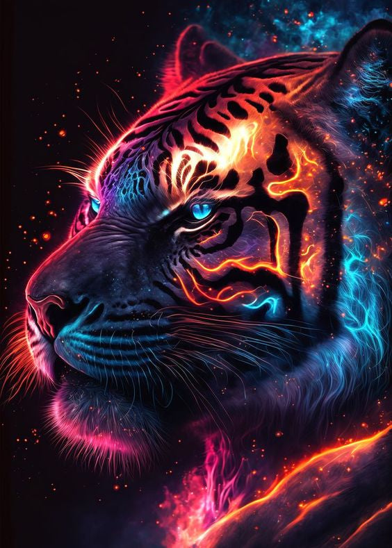 DIAMOND PAINTING -Tiger