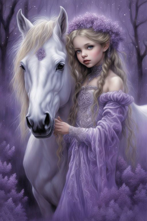 DIAMOND PAINTING -kleines Mädchen