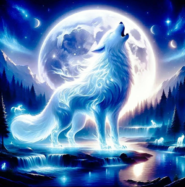DIAMOND PAINTING - Wolf