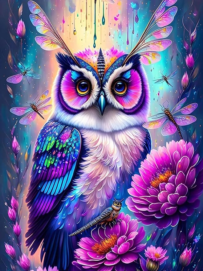 DIAMOND PAINTING - Eule