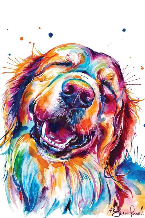 DIAMOND PAINTING -lächelnder Hund