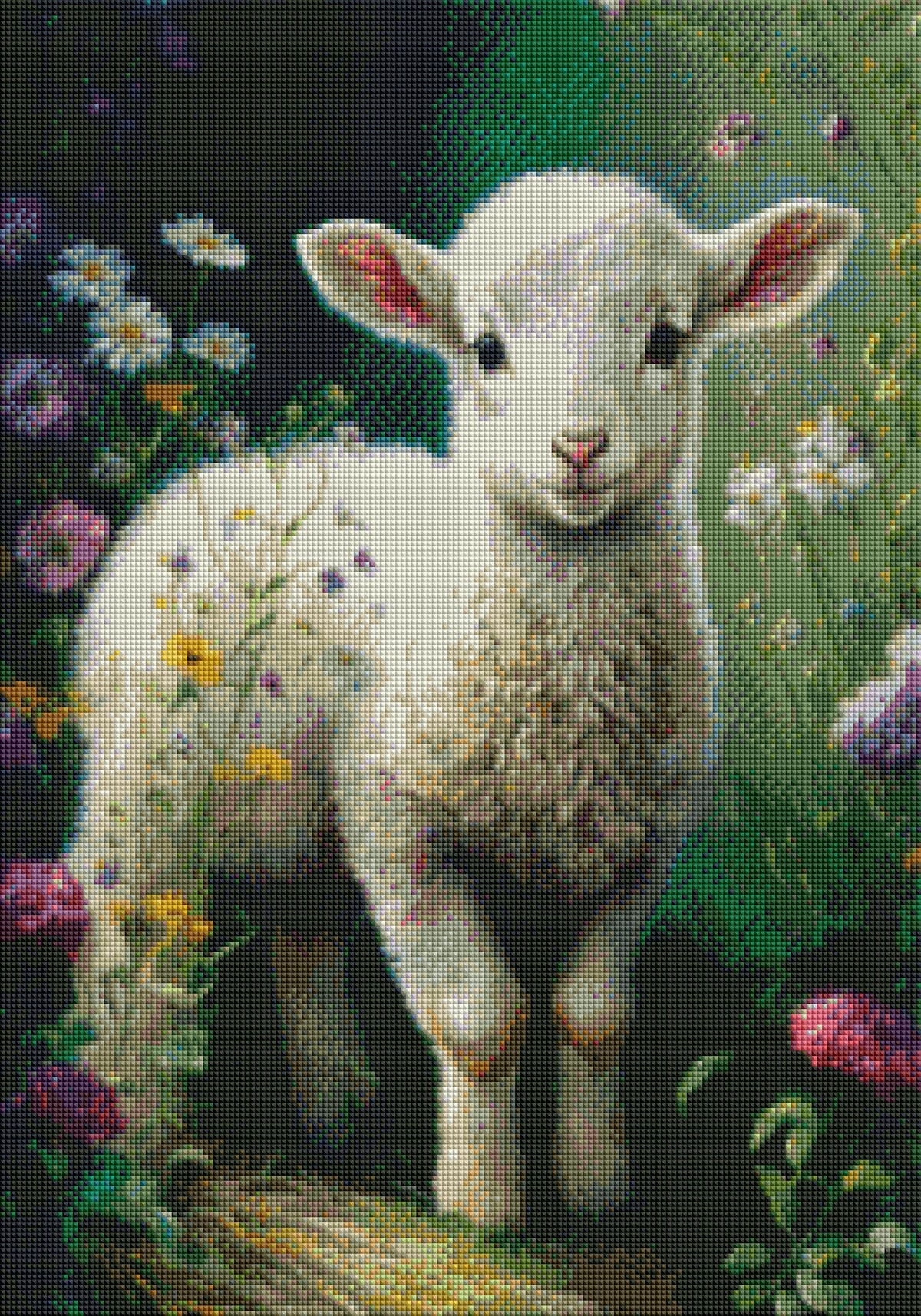 DIAMOND PAINTING -LAMM