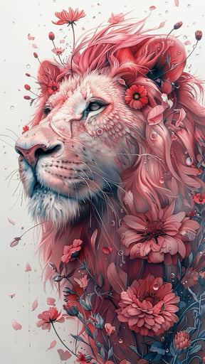 DIAMOND PAINTING - Löwe