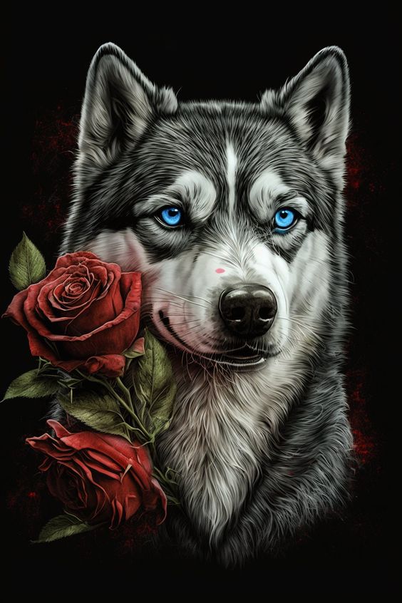 DIAMOND PAINTING - Wolf