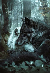 DIAMOND PAINTING -  Wolf