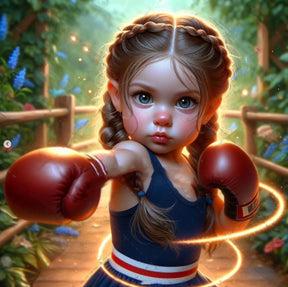 DIAMOND PAINTING -Mädchen