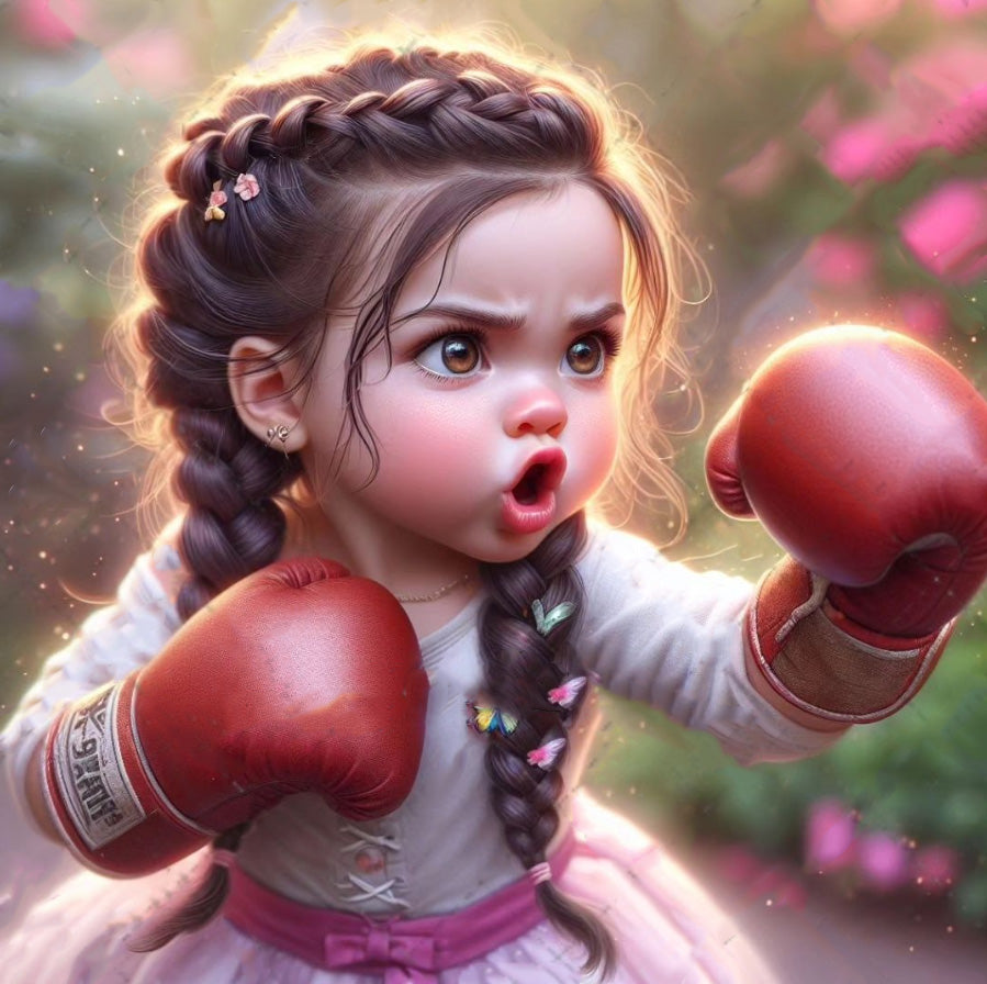 DIAMOND PAINTING -Mädchen