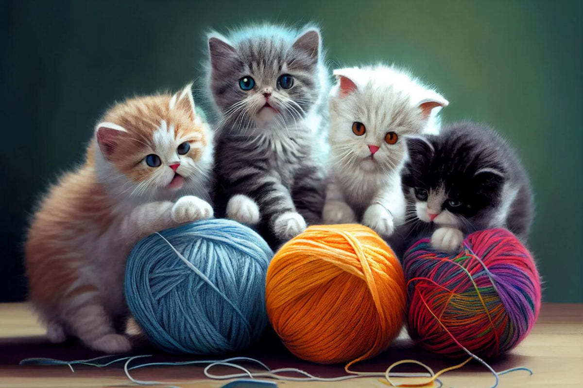 DIAMOND PAINTING -KATZE