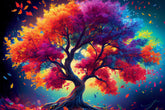 DIAMOND PAINTING -DER WIND WEHT DURCH DIE BÄUME