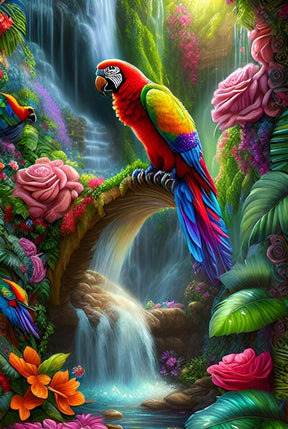 DIAMOND PAINTING - Papagei