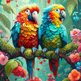 DIAMOND PAINTING - Papagei