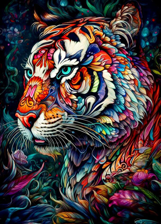 DIAMOND PAINTING - Tiger