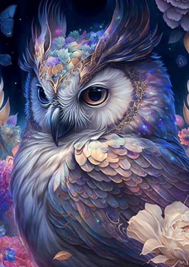 DIAMOND PAINTING -Eule