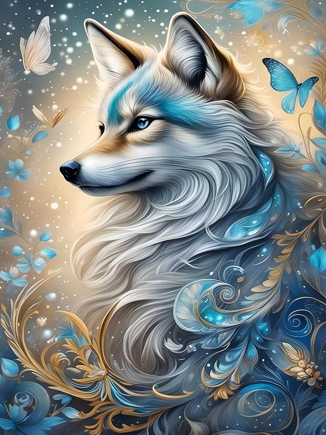 DIAMOND PAINTING - Wolf